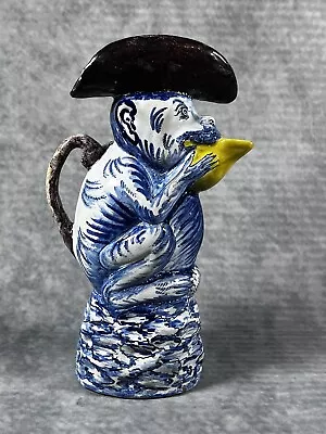 Buy A Superb Delft Milk Jug In The Form Of A Monkey By Pieter Verburg C1740 • 1,250£