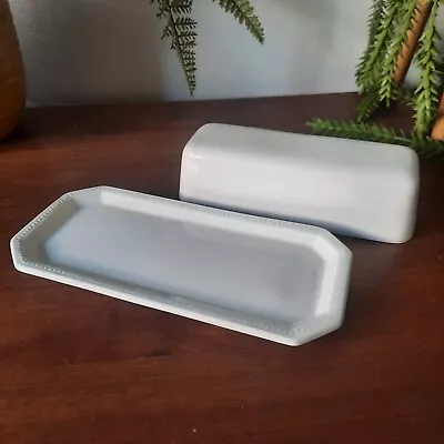 Buy Vintage Johnson Brothers Ironstone Butter Dish - Cream - Long / Narrow - 1Y2 • 9.50£