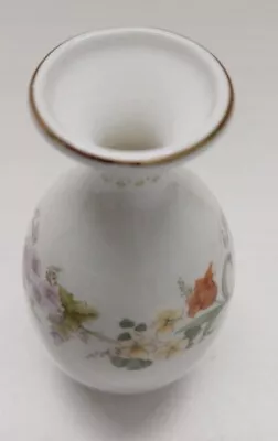 Buy Vintage  Wedgewood Bone China Mirabelle England Floral Bud Vase • 6£