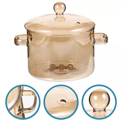 Buy Vintage Glass Stock Pot With Lid - 1900ml Capacity • 30.75£