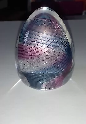 Buy Caithness Glass Paperweight Sands Of Time In Purple And Blue  Vgc • 4.70£