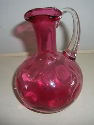 Buy Pretty & Petite Cranberry Glass Jug • 8.50£