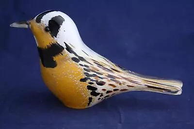 Buy Langham Glass Hand-made Crystal Meadowlark Bird New / Boxed • 59.95£