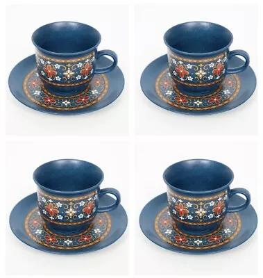 Buy Winterling Bavaria Schwarzenbach Blue Casserole Tea Cup Saucer Plate Platter 60s • 7.99£