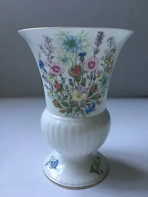 Buy Large Vase ~ Wild Tudor Flowers ~ Aynsley Bone China ~ 20cm Tall • 9£