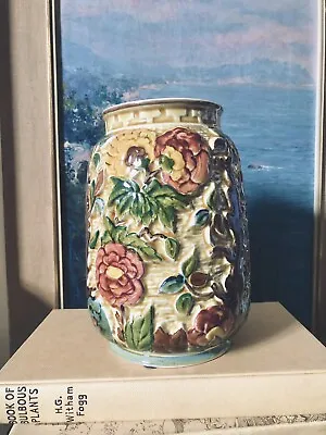 Buy Indian Tree Vase H.J. Wood Staffordshire Vintage Ceramic Hand Painted • 18.75£