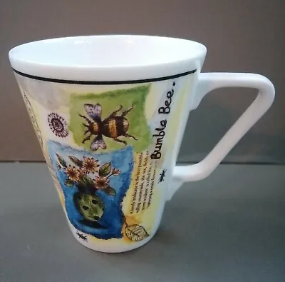 Buy Queen's - Fine Bone China - Mug - Butterfly/cactus/bumble Bee - Made In England • 9.99£