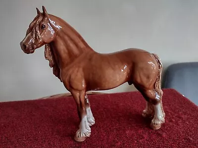 Buy Stunning Cheval Ceramics Horse, Chestnut Friesian Numbered 299/1000 • 220£