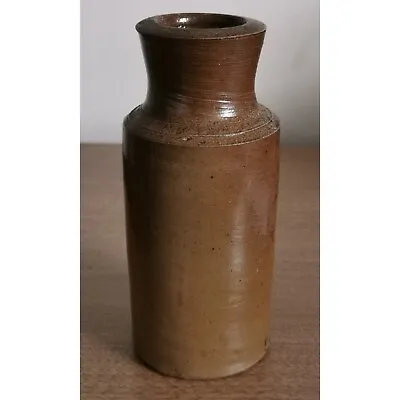 Buy Vintage Victorian Salt Glazed Pottery Ink Pot / Blacking Bottle - Stoneware  • 12£