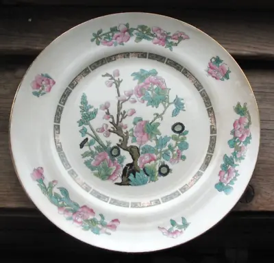 Buy Vintage English Crown Clarence China Indian Tree 10  Dinner Plate Gold Trim SO17 • 4.71£