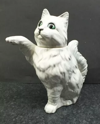 Buy SUPERB CONDITION BESWICK WHITE PERSIAN CAT  TEAPOT 19cms High • 20£