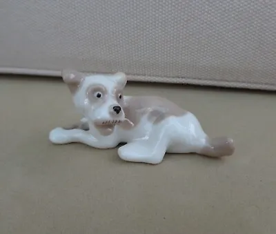 Buy USSR Lomonosov Porcelain Miniature Dog-Terrier Dog Figurine, • 9.85£