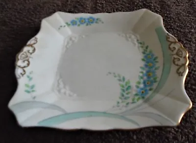 Buy Vintage Plant Tuscan China Cake/Sandwich Plate ,White /Floral + Gold Trim(ex/con • 3.99£
