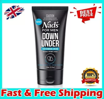 Buy Nad's For Men Down Under Hair Removal Cream, Hair Removal Cream For Male • 8.89£