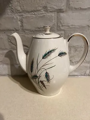 Buy Vintage Alfred Meakin Wheat Pattern Coffee Pot Excellent Condition 1 & 1/2 Pint • 10£