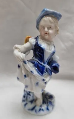 Buy Meissen Augustus Rex Victorian Antique Girl Child Winged Cherub - Some Damage • 22£