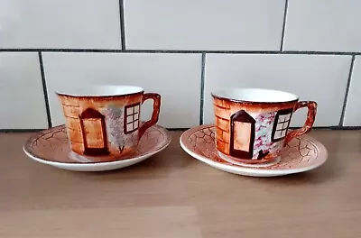 Buy 2X Keele St Pottery Company Cottage Ware Duos Cup And Saucer • 3.99£