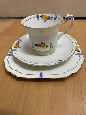 Buy Paragon 'Saville' Fine Bone China Tea Cup, Saucer & Side Plate Set • 15£