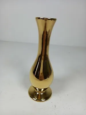 Buy Royal Winton Grimwades England Small Golden Vase Marked E • 12.99£