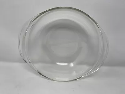 Buy Pyrex Clear Glass Round Bowl Dish 023-N 1 1/2 QT With Tab Handles Vintage EB-848 • 12.94£
