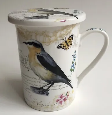 Buy Kent Pottery Audubon Society Tall Mug With Lid Bird Butterfly • 9.47£