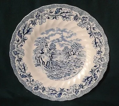 Buy Myotts Country Life Staffordshire Ware Plate Ironstone Salad Plate Blue & White • 18.95£