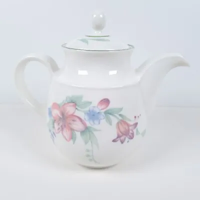 Buy Royal Doulton Expressions Carmel Teapot 4 Cup Floral English China Vintage 1991 • 20.71£
