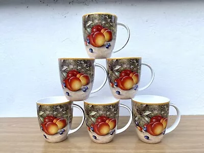 Buy Royal Worcester Coffee Mug Fruit Set Of 6 Fine Bone China Tea Coffee Ideal Gift • 49.99£