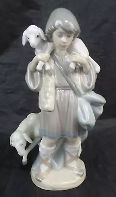 Buy NAO By Lladro Nativity Shepherd Boy 5485 Retired Porcelain Figurine • 69.95£