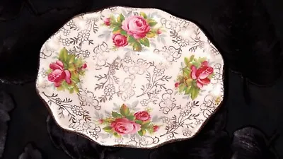 Buy Old Foley James Kent June Rose Pink Roses Pin Dish Design: 5020 • 10£