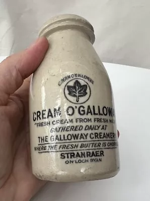 Buy Cream O Galloway Stranraer Cream Pot Stoneware ? Screw Lid • 10£