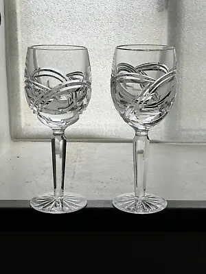 Buy Very Special Cut Glass Crystal Wedding Toasting Goblets Orrefors Sweden Nice! • 105.93£