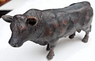 Buy Schleich Black Angus Bull No Horns! Hard Rubber Animal Toy 5.5 X 3in Retired • 7.49£