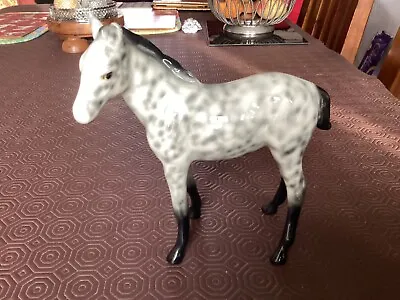 Buy Beswick Vintage  Dapple Grey Foal/ Small Horse Excellent Condition.  No Damage! • 26£