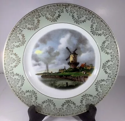 Buy Vintage W H Grindley (Staffordshire) -WINDMILL 25cm Dinner Plate • 7.99£