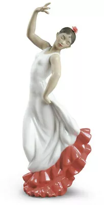 Buy Nao By Lladro Spanish Art (white-red) #1884 Brand Nib Dancer Flower Save$$ F/sh • 147.45£