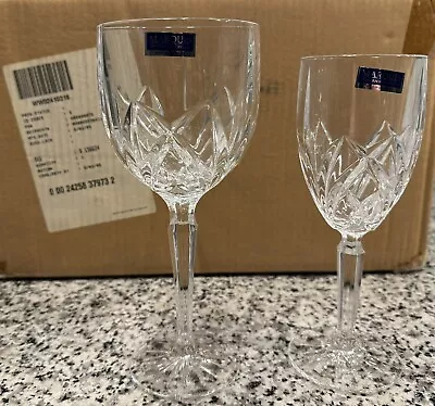 Buy Waterford Marquis Brookside Crystal Goblet And Wine Glass Set Of 11 • 101.98£