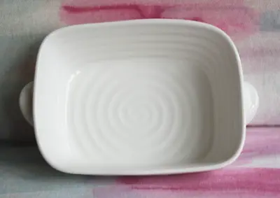 Buy SOPHIE CONRAN Portmeirion RECTANGULAR 13cm SMALL Roasting Dish WHITE UNUSED NEW! • 19.99£