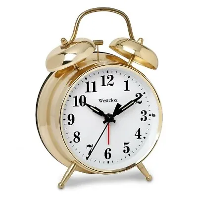Buy Big Ben Loud Bell Alarm Clock Twin Bell Quartz Accuracy Battery Operated • 14.99£