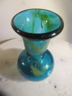 Buy Vintage Mdina  14.5cm High  Art Glass Vase Malta • 12.95£
