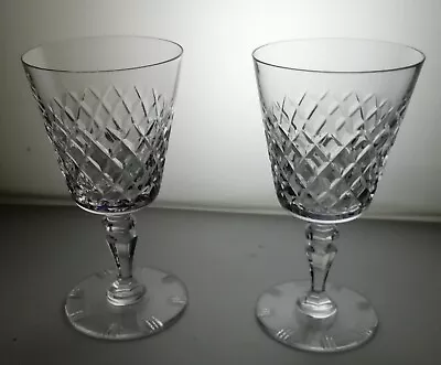 Buy A Pair Of Cut Crystal Wineglasses. (685) • 3.50£