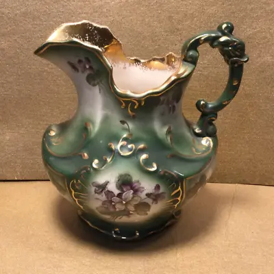 Buy Rare Antique Haynes Pottery Green Pitcher Torquay Style Baltimore Maryland 4074 • 18.97£