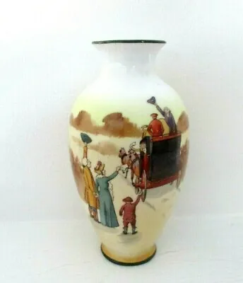 Buy Rare Royal Doulton Seriesware Vase - Coaching Days E3804 - Very Good !! • 45£