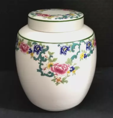Buy Royal Doulton Ginger Jar Rare 1981 FloraDora,  7.5 Tall 6 Inches Wide. • 121.90£