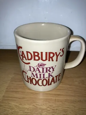 Buy Cadbury's Dairy Milk Chocolate Mug Staffordshire Tableware Cup Retro Coffee Tea • 0.99£