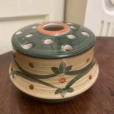 Buy Jersey Pottery Pot Pourri/posy Vase Unique Design Perfect Condition Hand Painted • 12.99£
