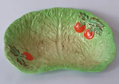 Buy BESWICK  WARE - Green And Red Tomato Bowl No 338 • 0.99£