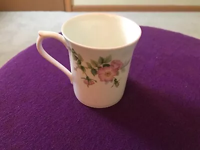 Buy Queen's Rosina Fine Bone China Mug Made In England Pink Floral NWOT (NF) • 7.67£
