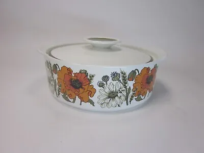 Buy J & G Studio Meaking England Poppy Casserole Dish Vintage Floral Design Lot A  • 9.99£