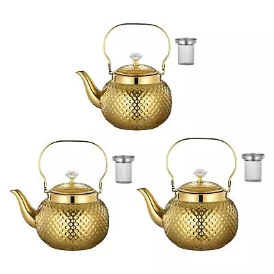 Buy Stovetop Tea Kettle Tea Maker Loose Leaf Tea Pot For Gift Office Camping • 15.06£
